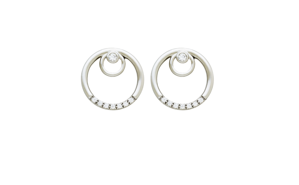BOUCLES D'OREILLES ARGENT ET OXYDES - VIS