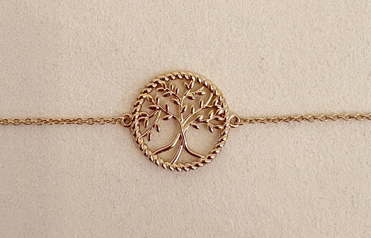 BRACELET PLAQUÉ OR ARBRE DE VIE