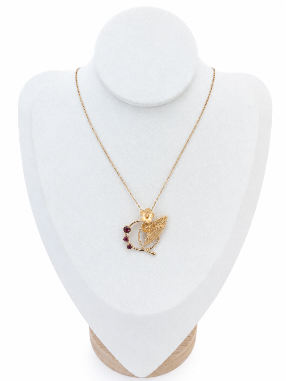 Collier Plaqué Or avec Tourmaline - Pièce Unique
