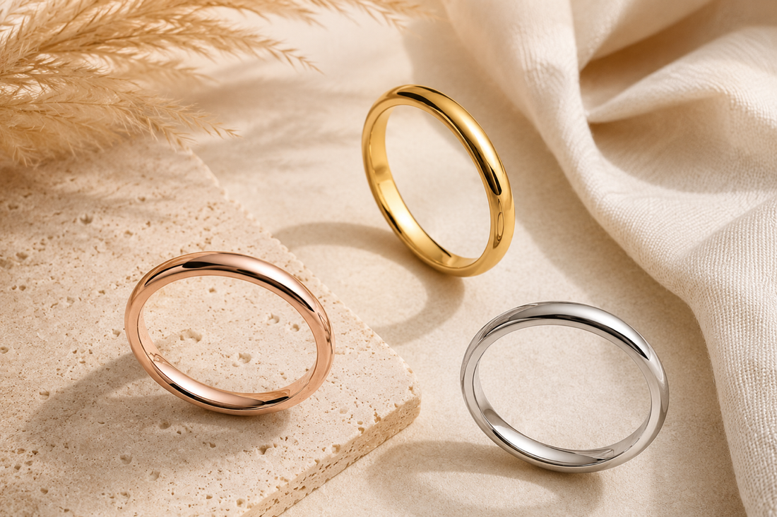 Quel métal choisir pour son alliance ? Or jaune, Or blanc, Or rose, Vermeil ou Argent