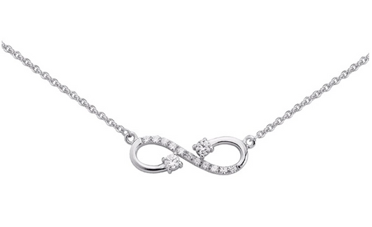 COLLIER ARGENT - OXYDE - INFINI