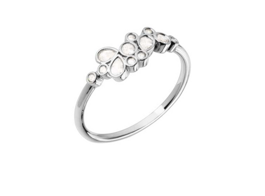 BAGUE ARGENT - MULTIPLES OXYDES