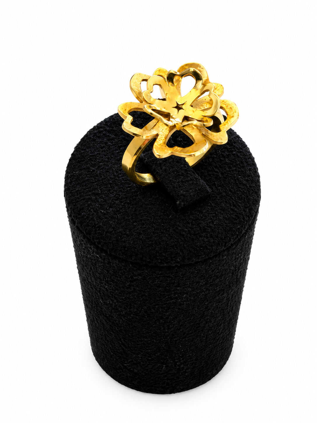 Bague fleur en vermeil – Pièce Unique