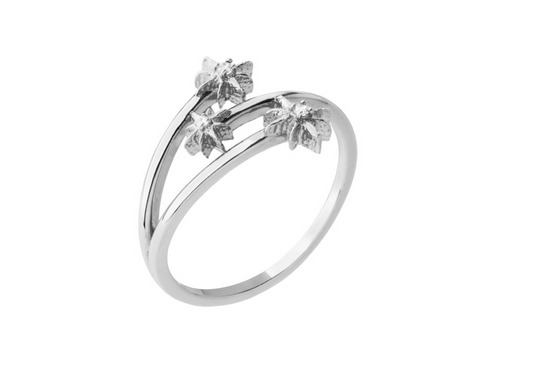 BAGUE ARGENT - ETOILES