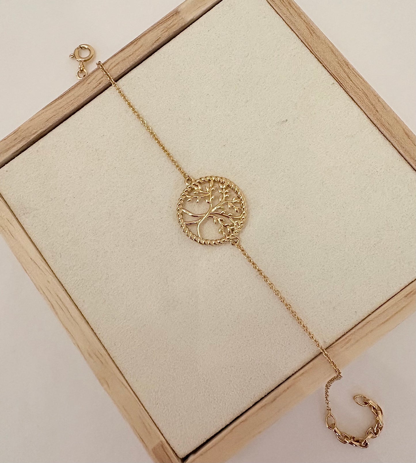 BRACELET PLAQUÉ OR ARBRE DE VIE