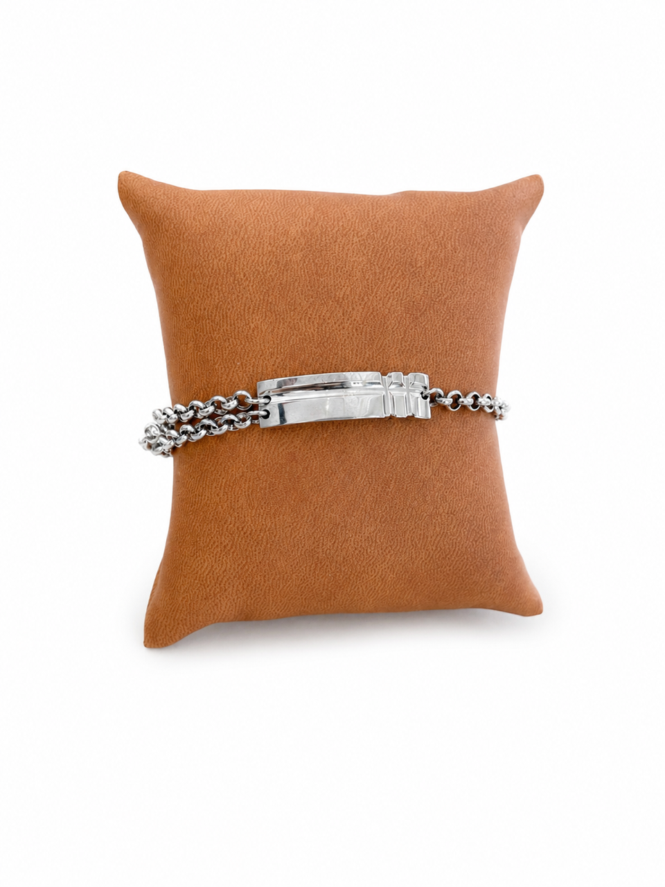 Bracelet Argent pour homme avec chaine ajustable - Création